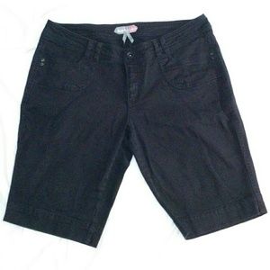 Boom Boom Jeans - Black Jean Above Knee Shorts 16W